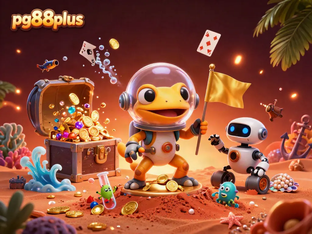 Experience the excitement at pg88plus with a vibrant Martian casino adventure full of treasures and fun!