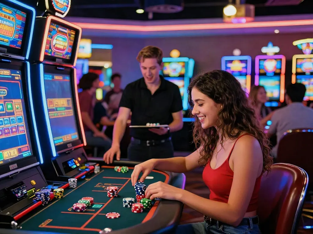 Experience the excitement of casinos not on GamStop with vibrant gaming action.