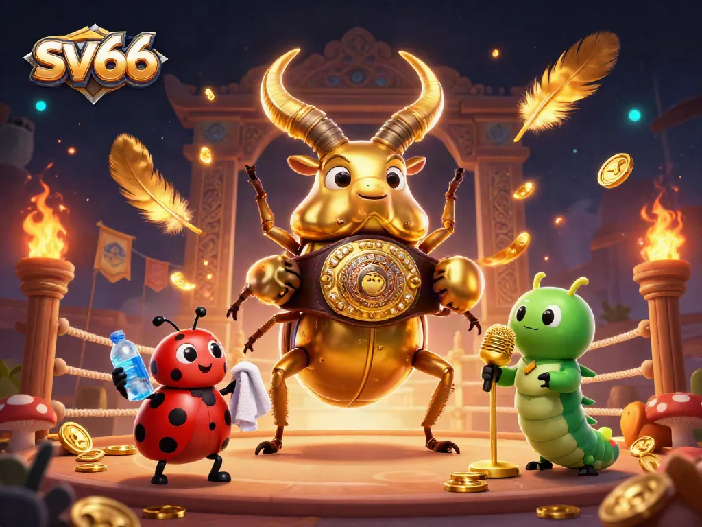 Experience thrilling victories with sv66 in this vibrant casino-themed illustration