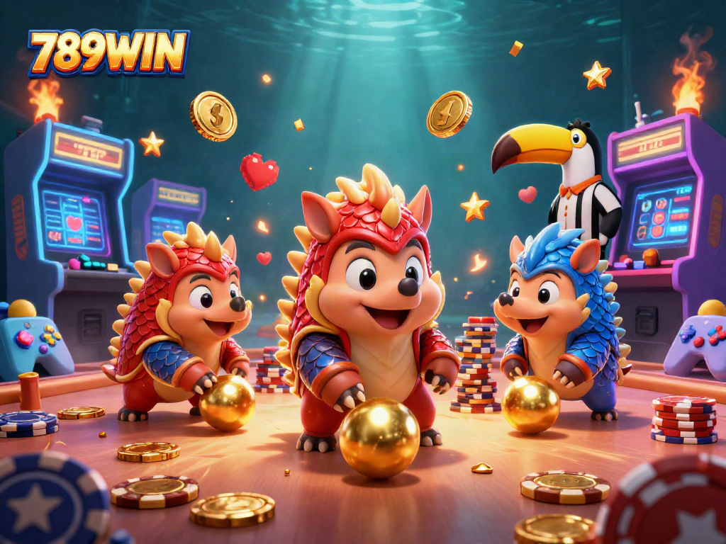 Engage in thrilling gameplay with 789WIN, featuring colorful characters and excitement in every scene.