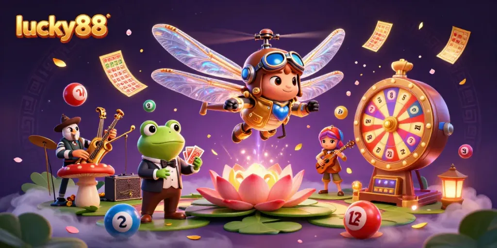 Engage in the vibrant fun of lucky88 with dynamic gaming elements and colorful characters.