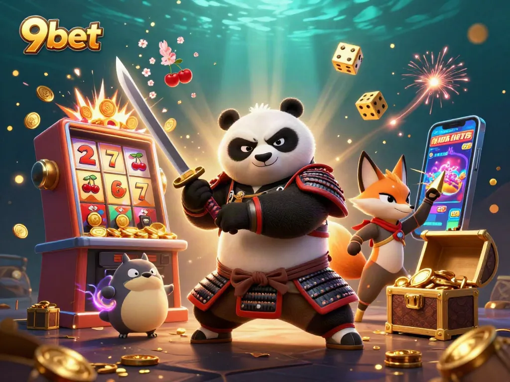 Engage in thrilling gameplay at 9bet with exciting casino elements and vibrant characters.