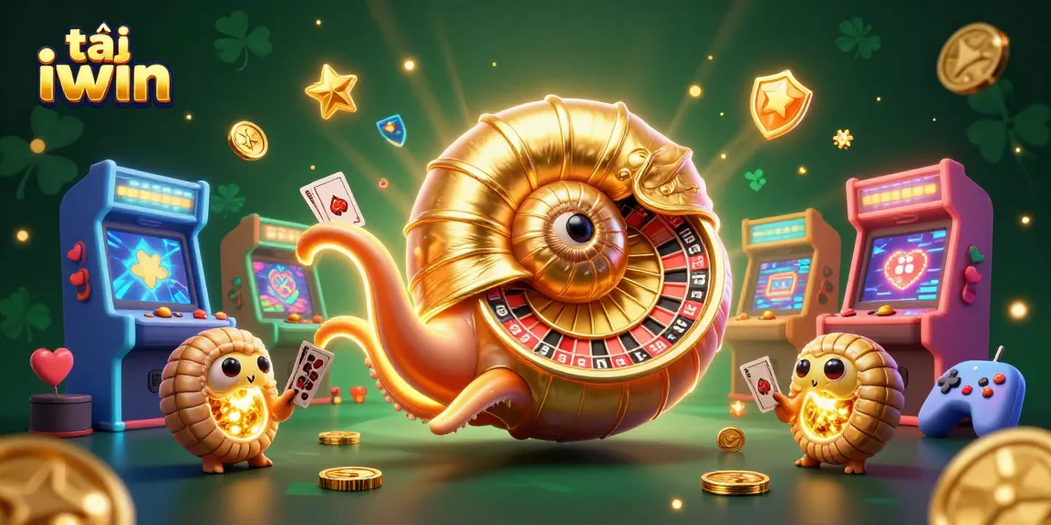 Play and win big with tải iwin in this vibrant, dynamic 3D gambling scene.