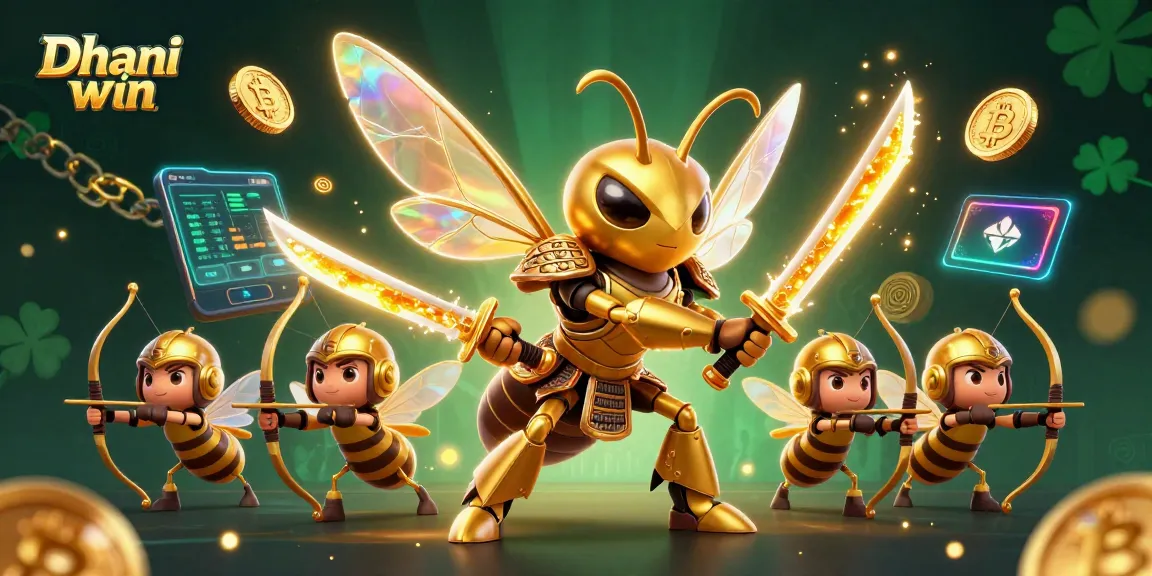 Experience the thrilling Dhani win games with a vibrant, action-packed illustration artwork.