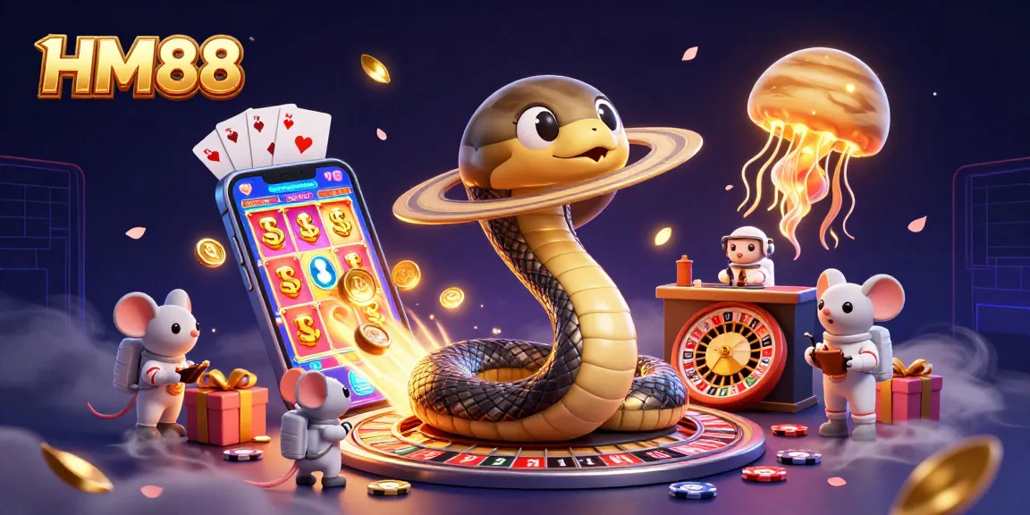 Play in HM88's vibrant cosmic casino with thrilling games and dynamic betting activities.